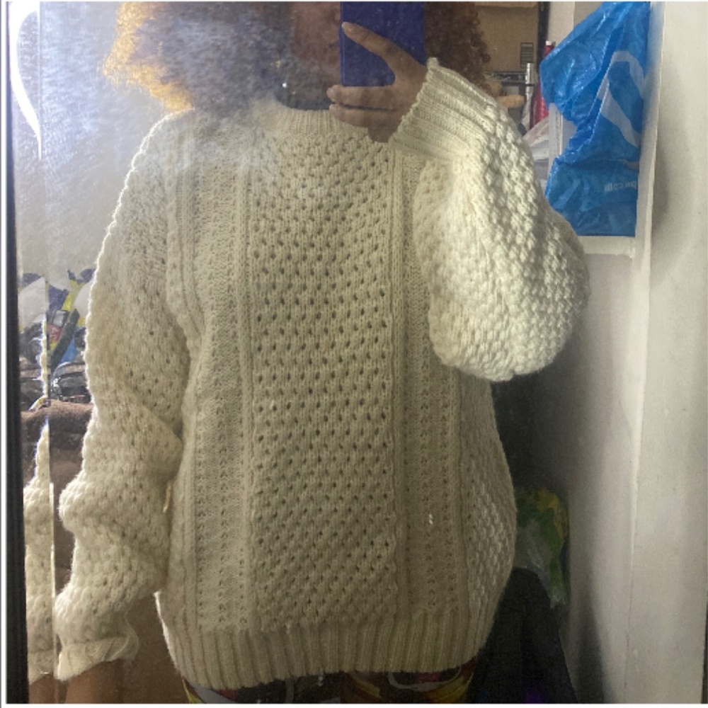 Vintage Wool Hand-Loomed Sweater
